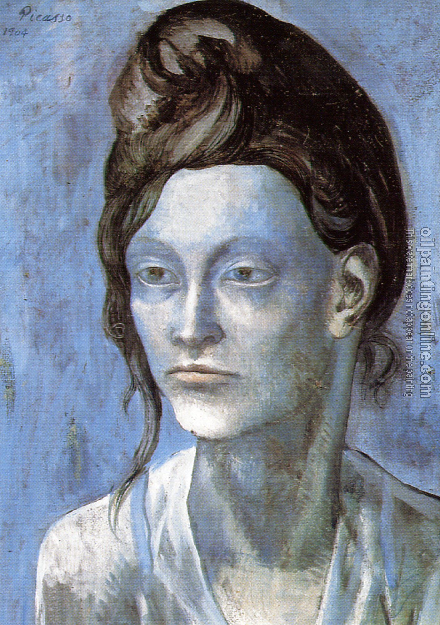 Picasso, Pablo - woman with a helmet of hair